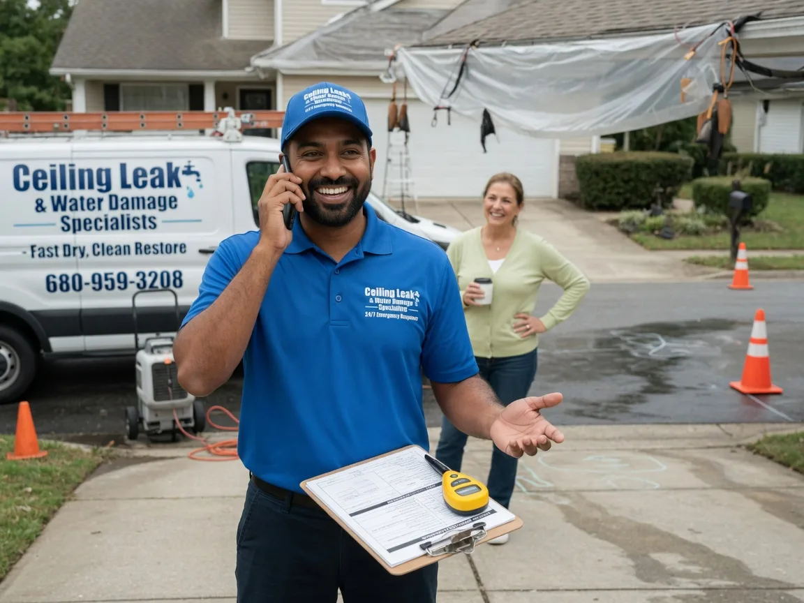 Ceiling Leak Cleanup Port Trevorton, PA FAQs